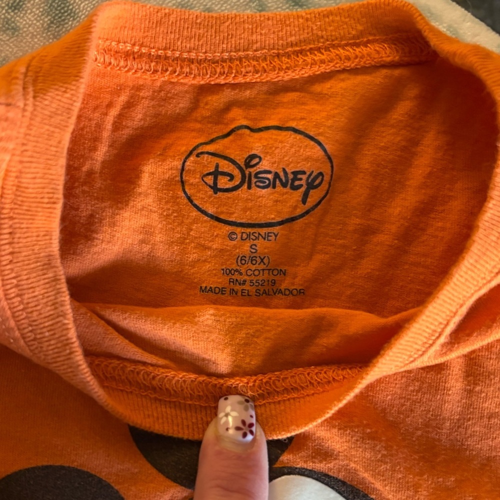 Disney Halloween, Skeleton Mickey Kids Long Sleeve Tee - Picture 2 of 2